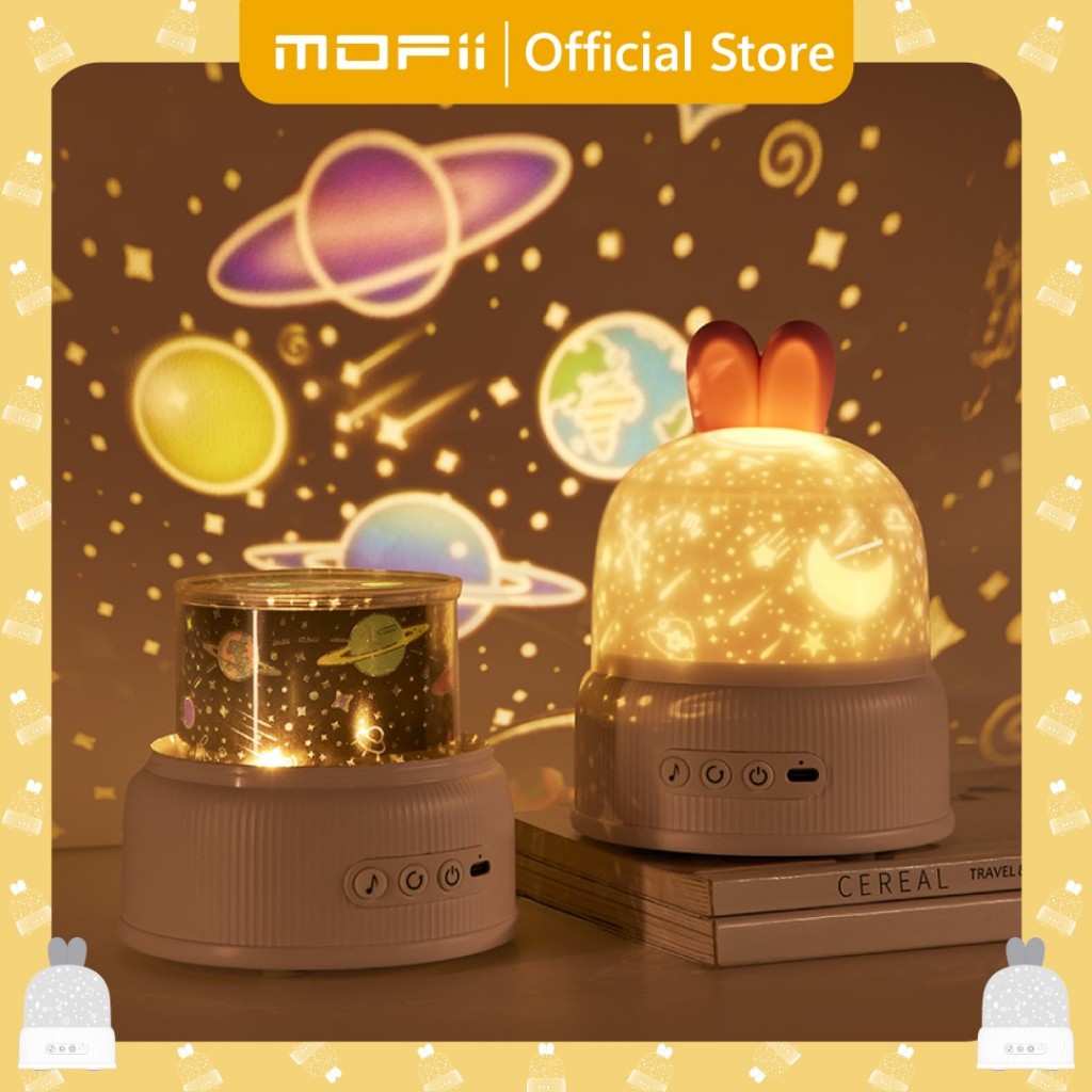 [ของแท้ รับประกันศูนย์ไทย]MOFii โคมไฟโปรเจ็กเตอร์ RABBIT เปลี่ยนห้องให้สวยแบบในฝัน ปรับแสงได้
