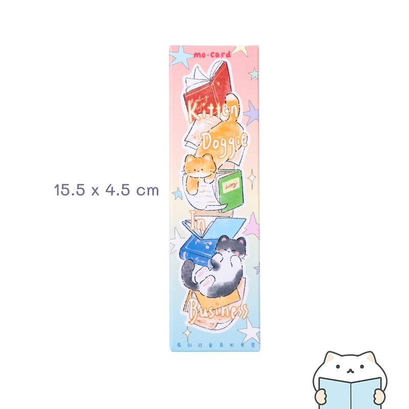 ที่คั่นหนังสือ น้องแมว 😺 การ์ด 30 แผ่น ลายน่ารัก Cat Card Bookmark mimisplan - รูปที่ 4