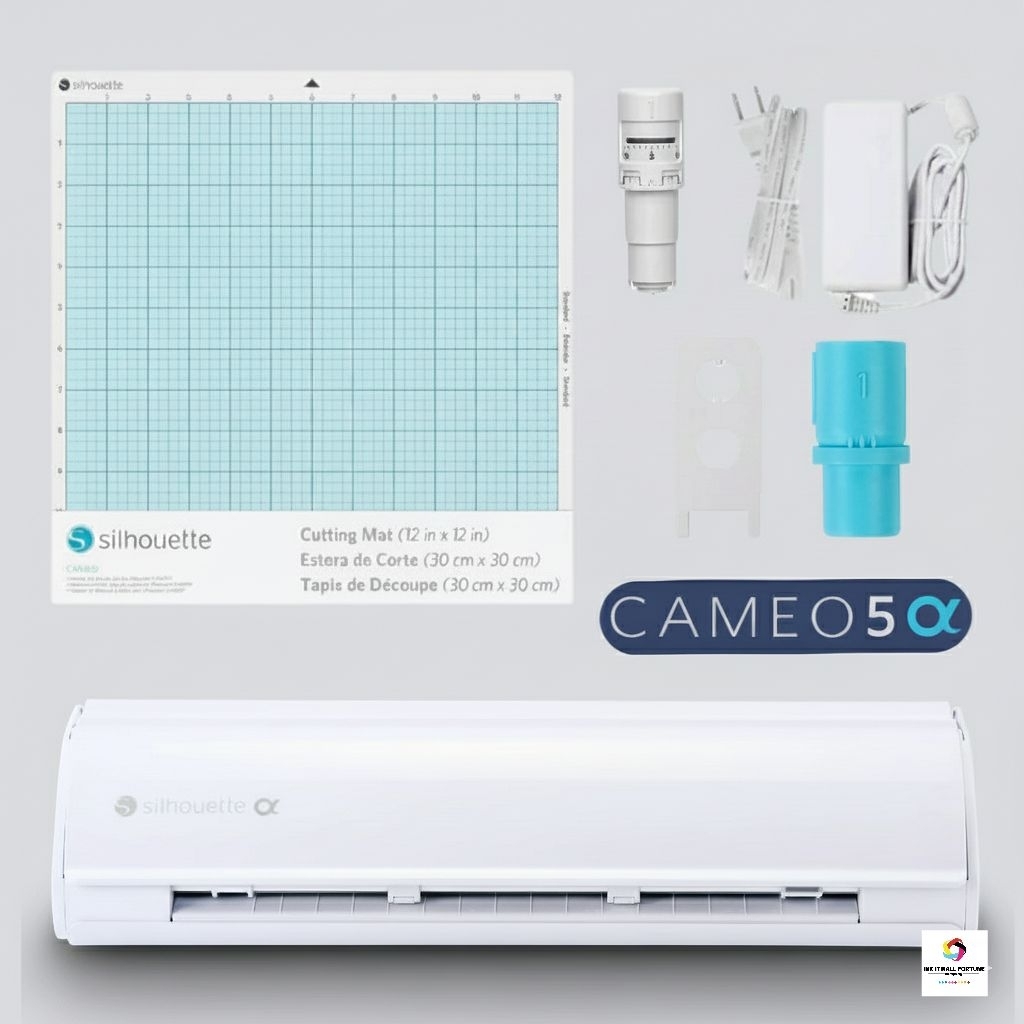 เครื่องตัดสติ๊กเกอร์ Silhouette Cameo V5 alpha ตัดได้ถึงขนาด A3 แถมแผ่นรองตัดขนาด 12x12 ใบมีด สติ๊กเกอร์