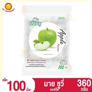 [1ถุง]มายชูวี่ มิ้ลค์ แคนดี้ 360 กรัม (ซอง 100 เม็ด)