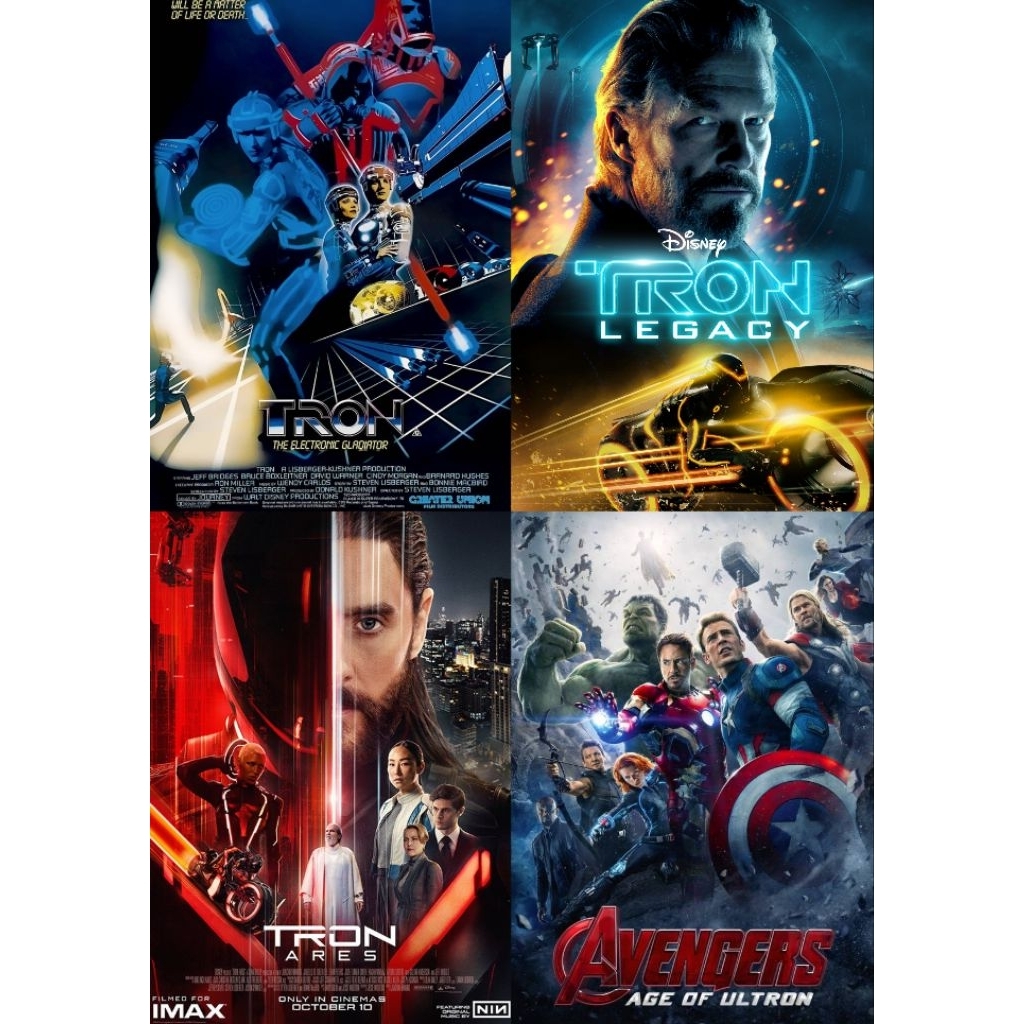 Blu-ray+DVD รวม4ใน1 Tron Ares (2025)