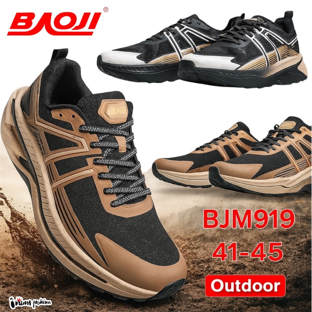 NFshoes BAOJI บาโอจิ  รุ่น BJM919 รองเท้าผ้าใบ รองเท้าเอาท์ดอร์ผู้ชาย
