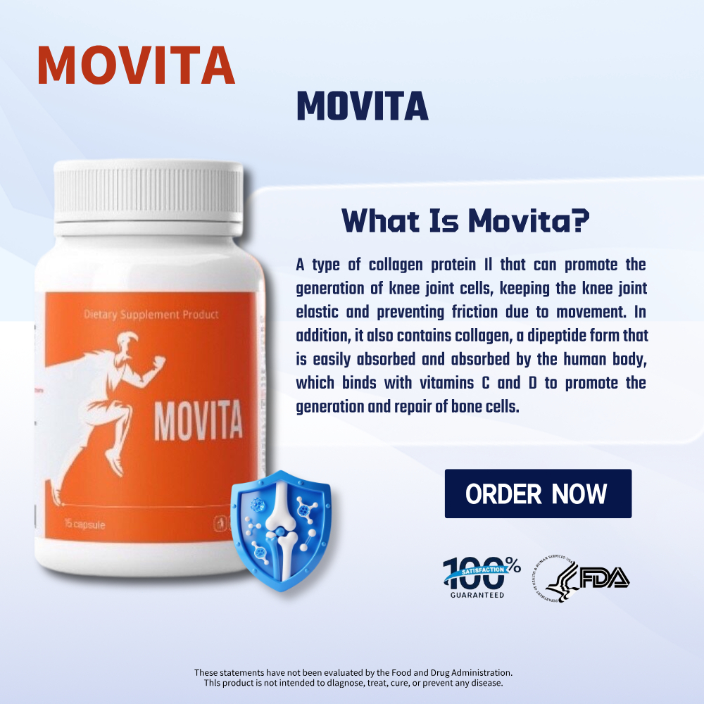 Movita สำหรับดูแลสภาพกระดูกและข้อ แท้จากประเทศไทย 15 เม็ดต่อกล่อง