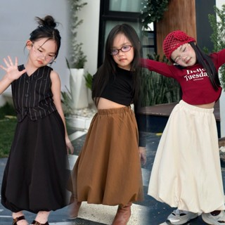 กระโปรงบอลลูนยาวเด็กผู้หญิง แฟชั่นเด็ก