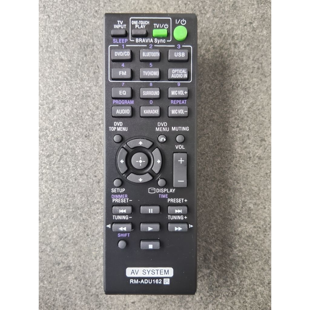 รีโมทเครื่องเล่น Sony dvd Home Theater รุ่นDAV-DZ350, DAV-DZ650, DAV-DZ950, DAV-TZ140, HBD-DZ170