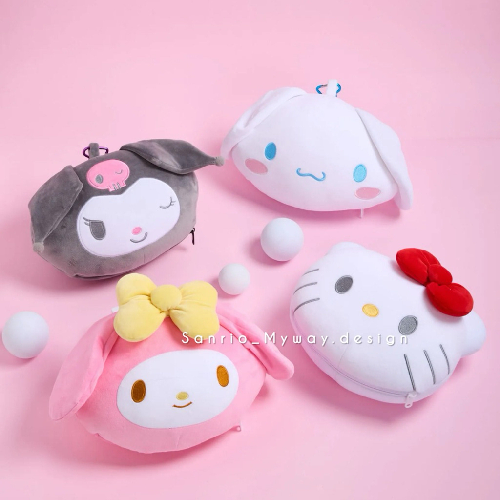 หมอนอิง หมอนรองคอ Sanrio 2 In 1 Bloom ของแท้ รูปที่ 5