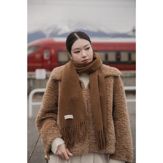 ผ้าพันคอ Small Scarf ไหมพรมผสมวูล งานทอนุ่มมาก คุณภาพเลยค่ะ