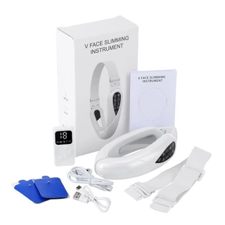 JIDUDU เครื่องลิฟหน้าวีเชฟ Devices V-Line Massager ยกกระชับหน้าเรียวทันใจ โหมดนวด 5 รูปแบบ พร้อมเทคโลโนยีแสงบำบัด