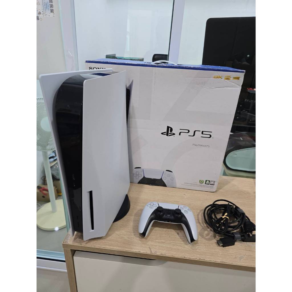 เครื่องเล่นเกมส์ PS5 FAT Disc บอร์ด 1218A  มือ2 ประกันร้าน15วัน