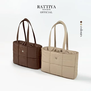 [RATTIYA BANGKOK] Chunky Tote Bag P-Nyl / 2 colors กระเป๋านุ่มนิ่ม น้ำหนักเบา กระเป๋าสะพายไหล่