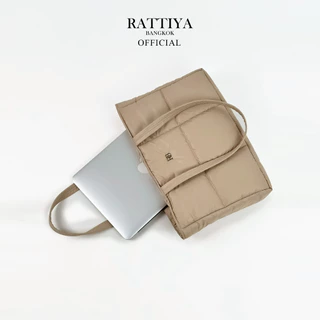 [RATTIYA BANGKOK] Chunky Tote Bag P-Nyl / 2 colors กระเป๋านุ่มนิ่ม น้ำหนักเบา กระเป๋าสะพายไหล่