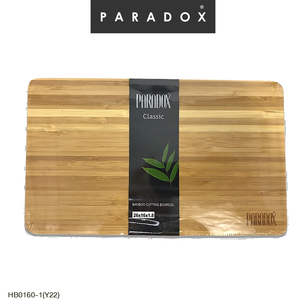 Paradox : เขียงไม้ขนาดเล็ก 26X16X1.8 ซม. Bamboo cutting board(S) 26X16X1.8cm. HB0160-1(Y22)