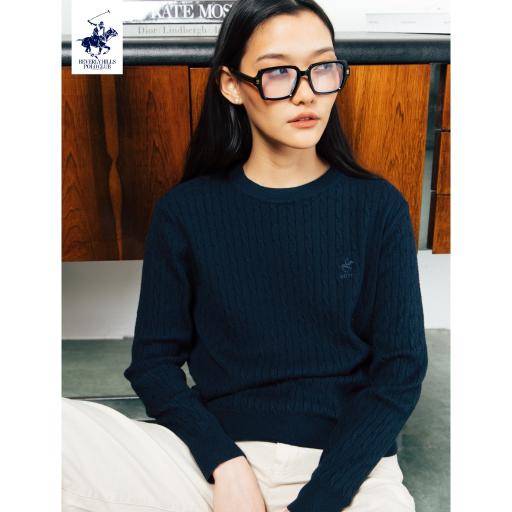 BEVERLY HILLS POLO CLUB เสื้อไหมพรม แขนยาว รุ่น LKSF002