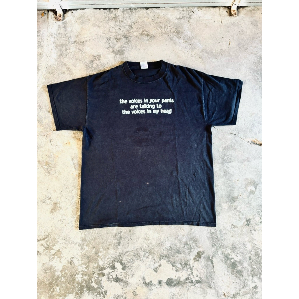 VTG T-shirt “the voices in your pants are talking to the voices in my head”