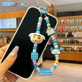 (ลิขสิทธิ์แท้) สายคล้องโทรศัพท์มือถือ, พวงกุญแจ, จี้/เครื่องประดับห้อย Crayon Shin-chan เครยอนชินจัง