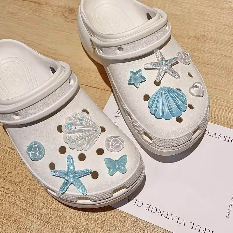 10 ชิ้น เซ๊ต ทะเล[ JB.91 ]🇹🇭ร้านไทย#jibbitz#จิบบิท#ติดรองเท้า#กระเป๋า#DIY น่ารัก อุปกรณ์เสริม - รูปที่ 5