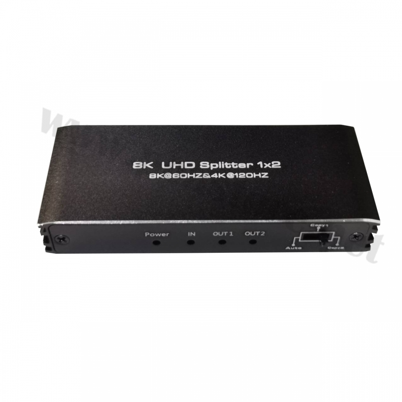 HDMI SPLITTER UHD 8K@60Hz & 4K@120Hz 1 IN 2 OUT