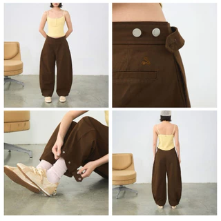 AMUSE BKK - Ruby Pants กางเกงทรงบอลลูนรุ่นใหม่ ดีไซน์ปรับเอวและปลายขาได้2ระดับ ทรงสวย