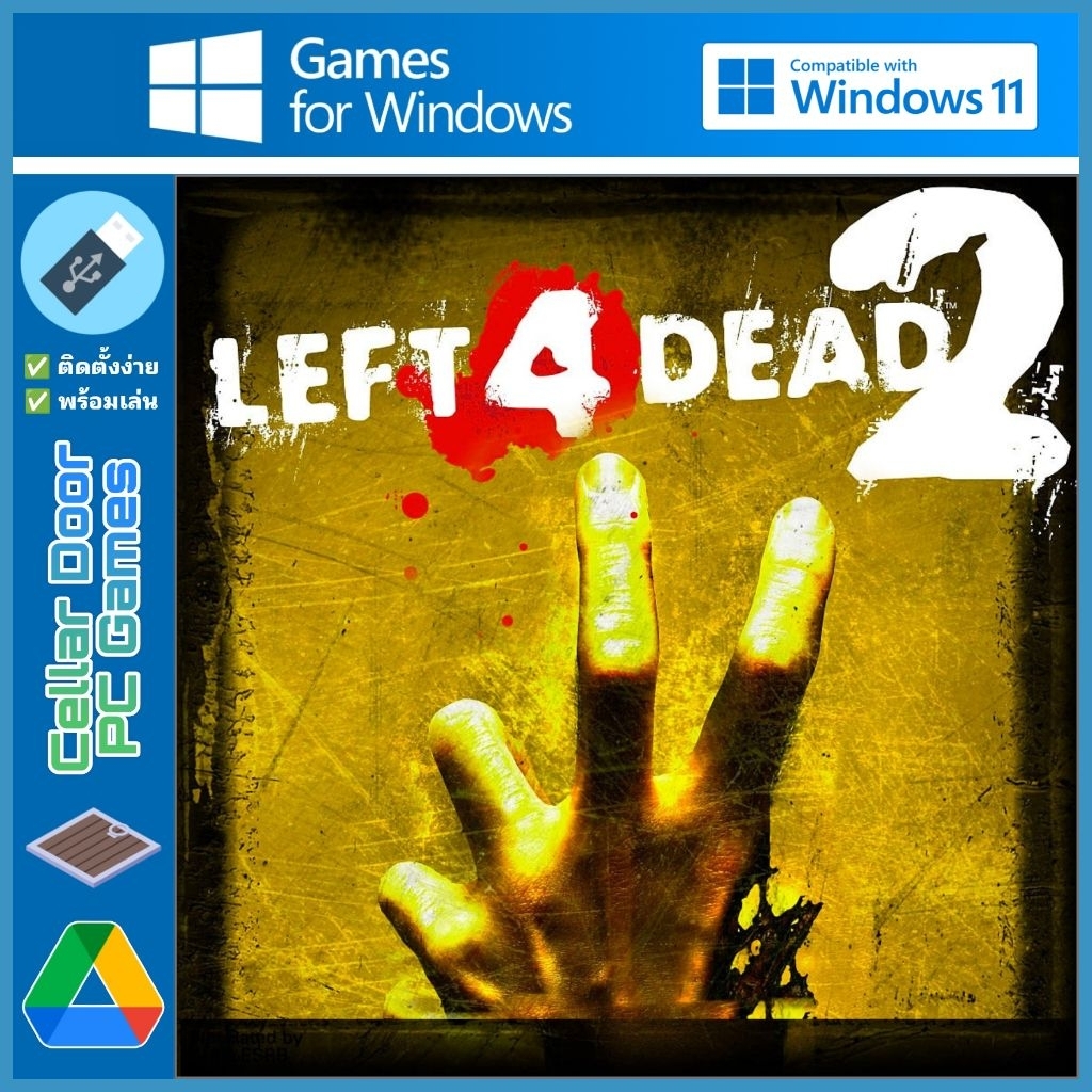 Left 4 Dead 2 (2009) | เกมส์คอมพิวเตอร์ PC โน้ตบุ๊ก | แผ่น CD/DVD / USB แฟลชไดร์ฟ / Link โหลด |
