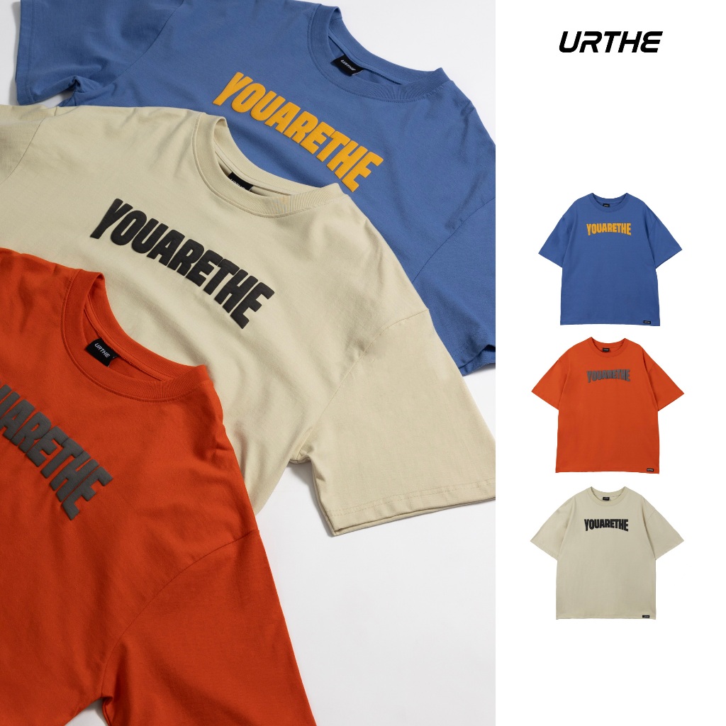 URTHE – เสื้อยืด เสื้อยืดคอกลม Oversize รุ่น ORIGIN TEE