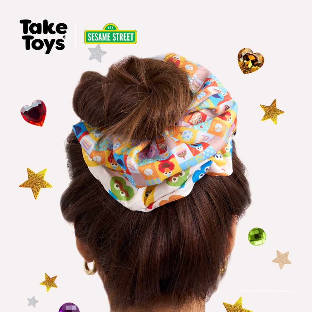 Sesame Street Scrunchie - ยางมัดผมเซซามีสตรีท
