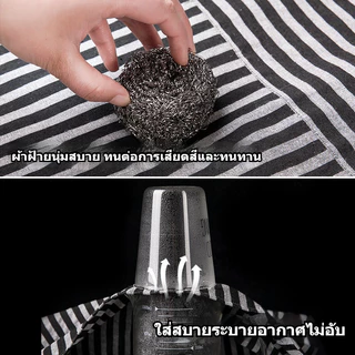 ผ้ากันเปื้อนฤดูร้อนผ้าฝ้ายยาว สายคาดแบบมีแถบสีตัดกันระบายอากาศ ผ้ากันเปื้อนในครัวและรับประทานอาหารแบบยูนิเซ็กซ์