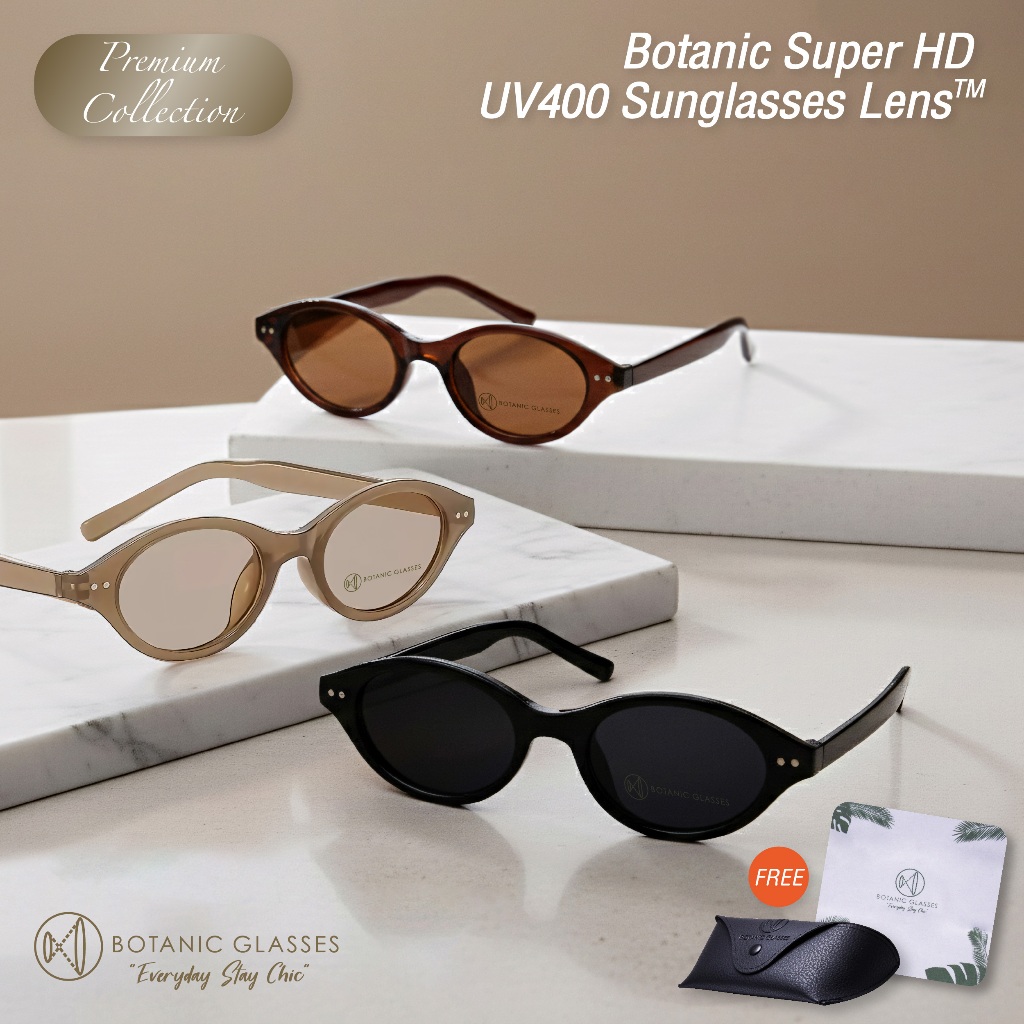 Botanic Glasses แว่นกันแดด กัน UV400 Premium Collection มี 3 สี CN01