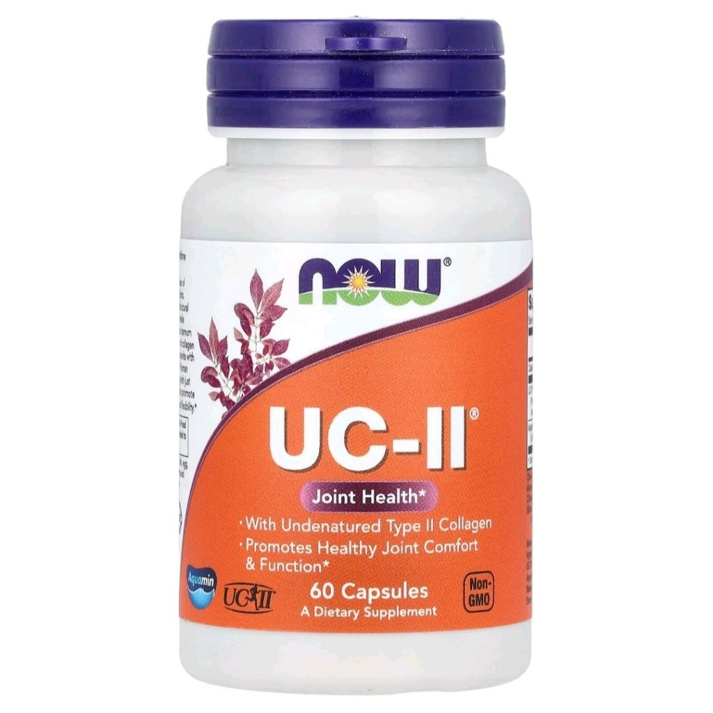 NOW Foods, UC-II @ Joint Health with Undenatured Type II Collagen, 60 Capsules