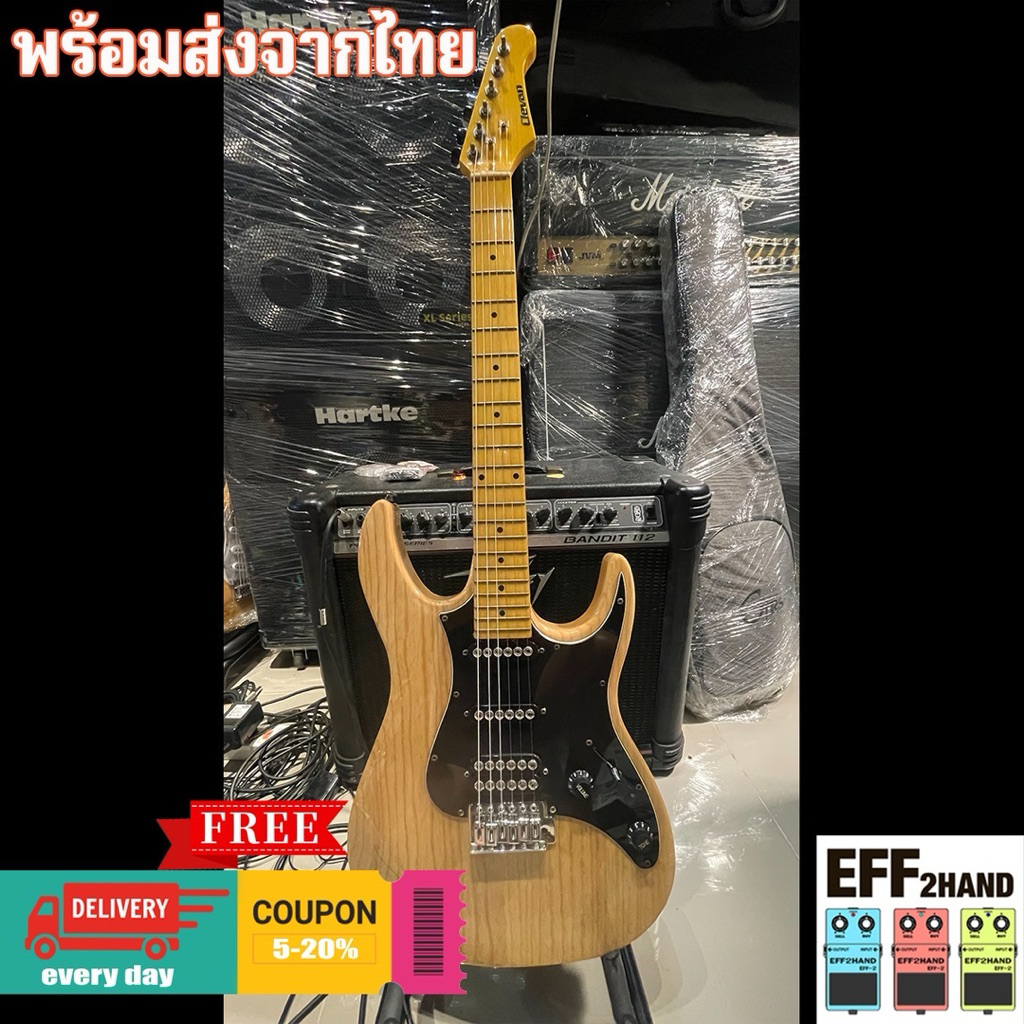 🎉กีต้าร์ไฟฟ้า มือสอง🎉 (จัดส่งทันที) 🎸Clevan CST-30 – Electric Guitar (Strat Style) 🥁