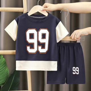 ชุดเด็กชายหญิงเบอร์ 99 สปอร์ตแฟชั่น ใส่แล้วหล่อสวย