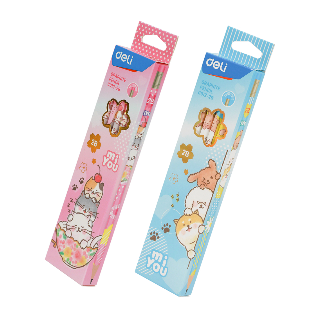 Deli ดินสอไม้ 2B (12แท่ง) No.C012-2B