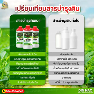 ดินเน่า 3 ขวด แถมฟรี ปราบมาร 1ซอง ดินเน่า บำรุงดิน ปรับดิน เติมสารอาหารให้ดิน ราก ใบ ดอก ผล ส่งฟรี