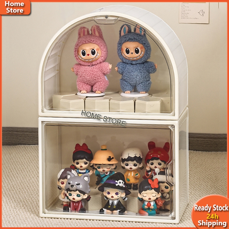 DIYตู้ใส่โมเดล กล่องเก็บโมเดล Art Toy ที่โชว์โมเดล ของสะสม กันฝุ่น ตู้โชว์ตุ๊กตา ราคา ถูกที่สุด โปรบีเคเค แกลเลอรีภาพที่ 7