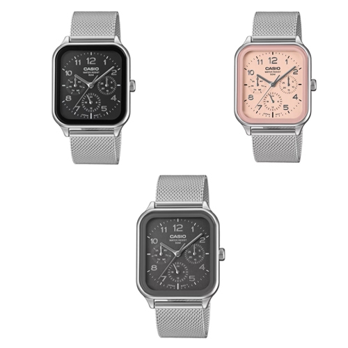 CASIO นาฬิกาข้อมือผู้ชาย สายสแตนเลส รุ่น MTP-M306M,MTP-M306M-1A,MTP-M306M-4A,MTP-M306M-8A