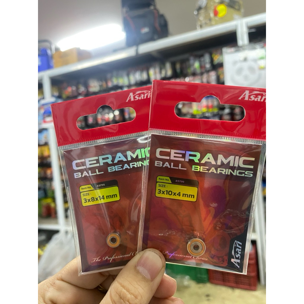 Asari CERAMIC BALL BEARING ลูกปืนสำหรับใส่รอกตกปลา