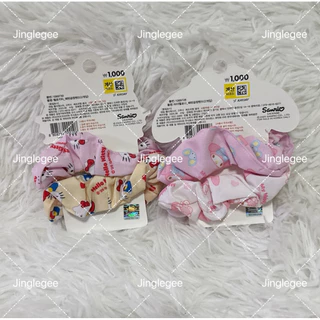 Daiso Korea กิ๊บ ยางมัดผม Sanrio kitty mymelody กิ๊บdaiso ไดโซะเกาหลี กิ๊บไดโซะ ของแท้จากไดโซะเกาหลี