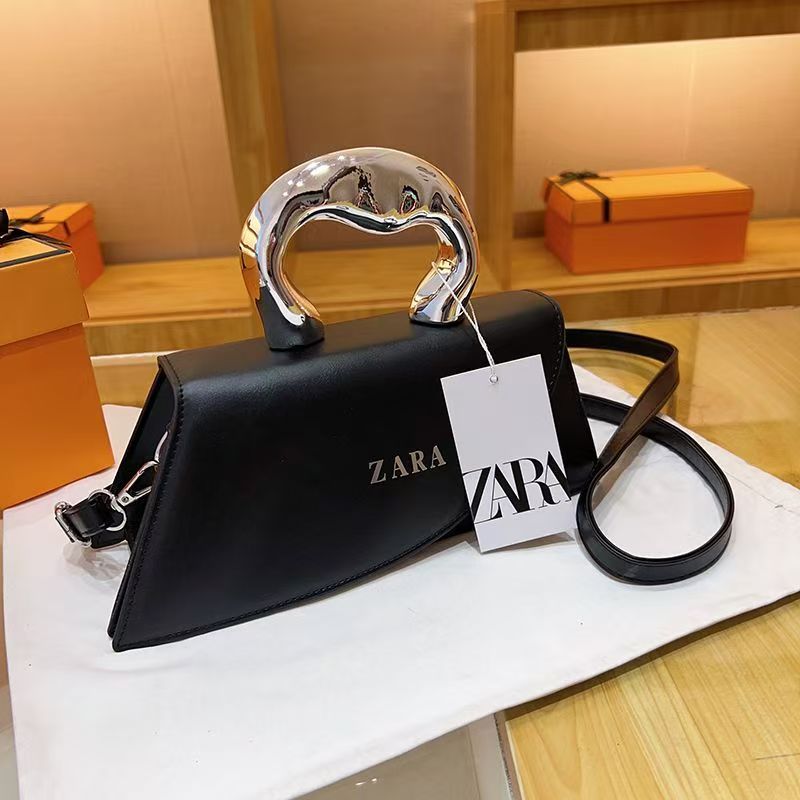 Zara กระเป๋าสะพายข้าง แฟชั่น ความจุขนาดใหญ่ กระเป๋าถือ สําหรับผู้หญิง