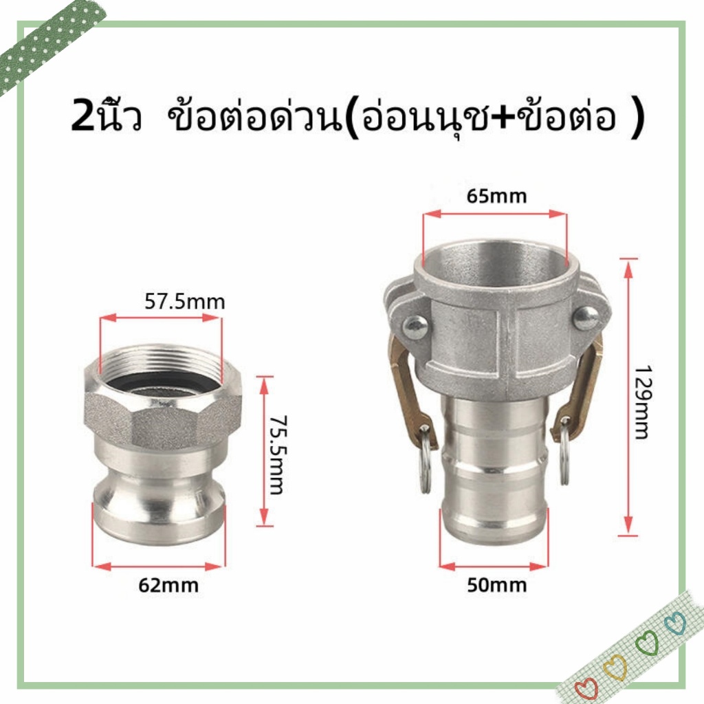 หญิง Fast Fitting 1 ชุด = 2 ชิ้นชาย 2 นิ้วหญิง Fast Fitting
