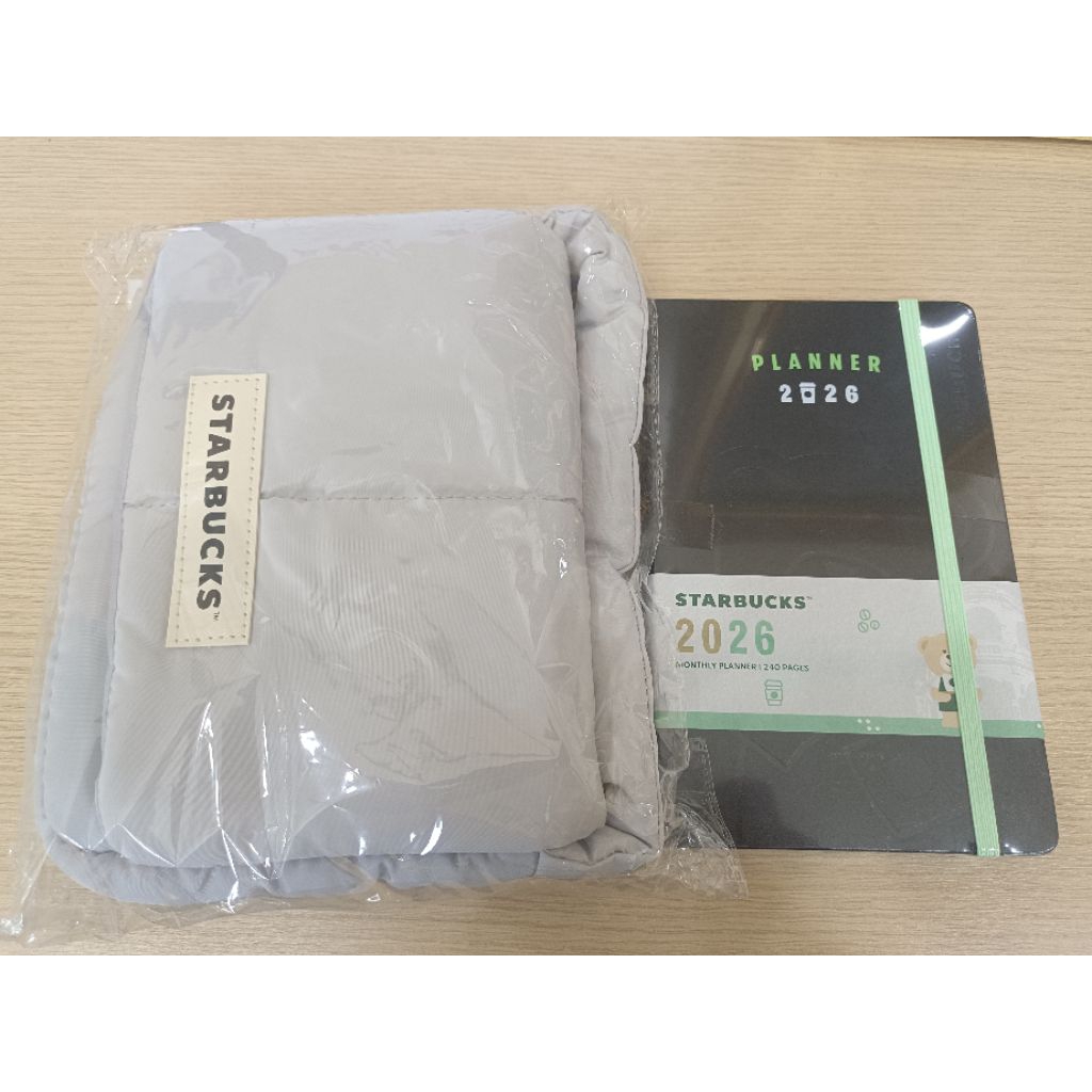 Planner Starbucks 2026 (2569) & กระเป๋า พร้อมคูปองในเล่ม