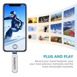 Kingston แฟลชไดรฟ์ OTG โลหะ 3.0 USB 1TB/2TB 3 in 1 OTG แฟลชไดรฟ์โลหะกันน้ําความเร็วสูง U Disk Pendrive