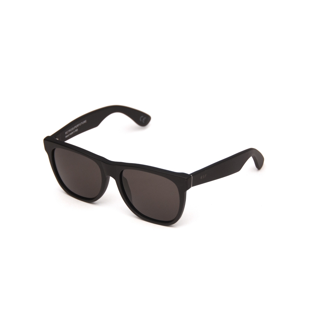 แว่นกันแดด SUPER รุ่น CLASSIC : BLACK MATTE SIZE 55 MM. (PG9)