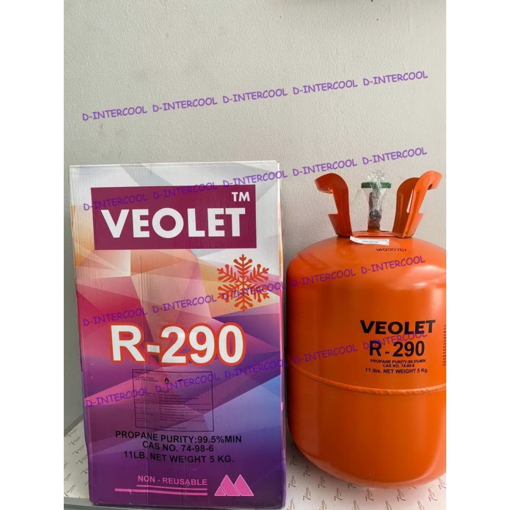 น้ำยาแอร์ VEOLET R290 ขนาดบรรจุ 5KG By D-intercool ร้านขายอะไหล่แอร์ , ขายแอร์ปลีก-ส่ง