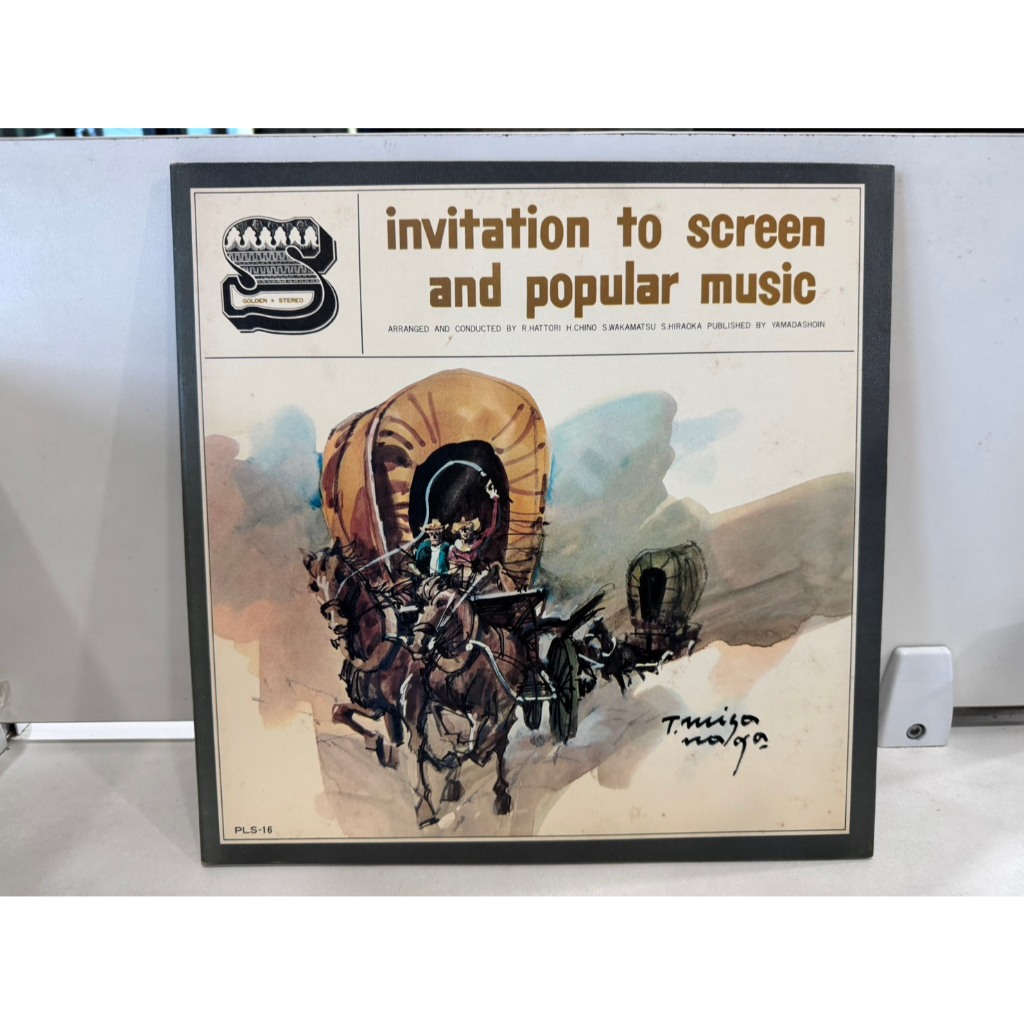 1LP Vinyl Records แผ่นเสียงไวนิล   invitation to screen and popular music     (H11D44)