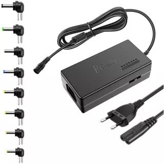 Universal Adapter 96W อะแดปเตอร์ปรับไฟได้ 12V-24V พร้อมหัวเปลี่ยน 8 หัว ชาร์จโน๊ตบุ๊ค จอคอม