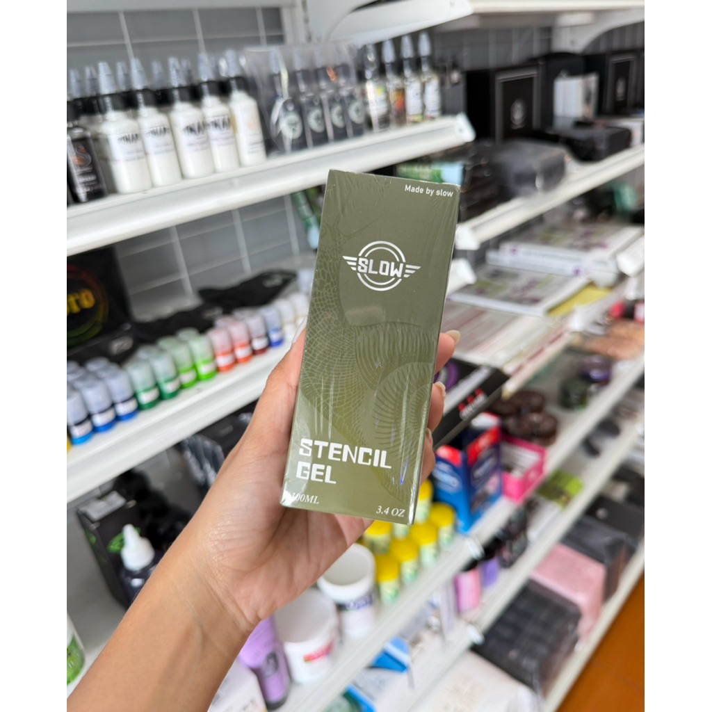 SLOW STENCIL GEL เจลลอกลาย ขนาด 100 ML. / 3.4 OZ.