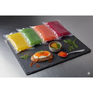 ผงบุก สีแดง 250g. เนื้อล้วนไม่ผสมน้ำ ใช้ตกแต่งอาหาร