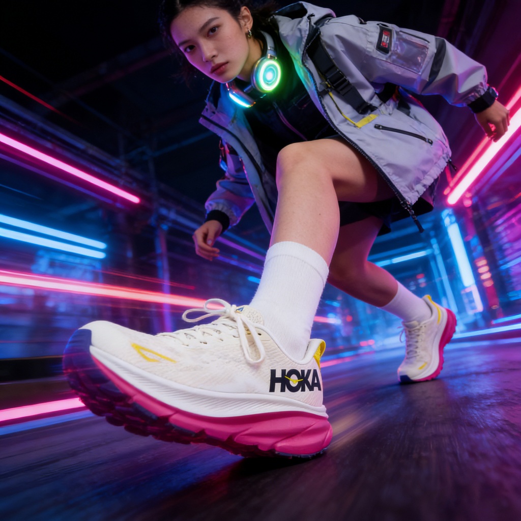 รองเท้าวิ่งมืออาชีพHOKA ONEONE Clifton 9/HOKA SpeedGoat5 ระบายอากาศได้น้ำหนักเบาพิเศษการดูดซับแรงกระแทกแต่เพียงผู้เดียว