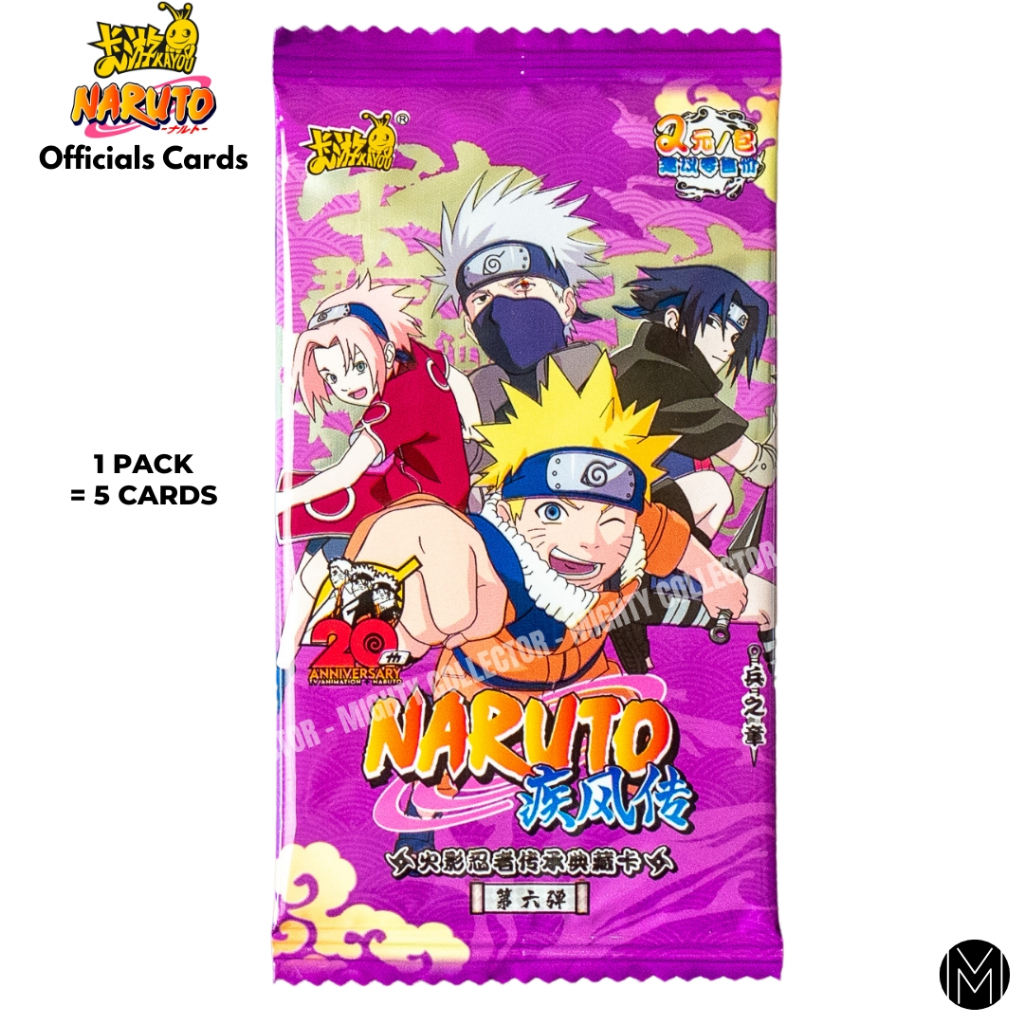 การ์ดนารูโตะ Naruto Kayou Official Cards - 1 booster pack (5 cards) - บูสเตอร์แพ็ค การ์ด 5 ใบ