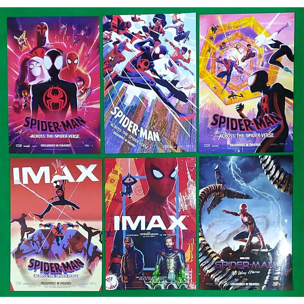 สไปเดอร์แมน SPIDERMAN Poster 13x19 Inc. โปสเตอร์ ขนาด 13x19นิ้ว จากโรงIMAX เมเจอร์ และ SF สวย หายาก น่าสะสม