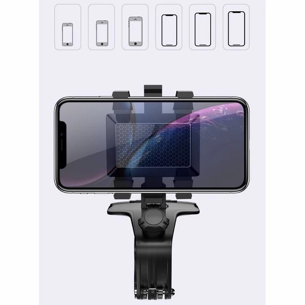 ที่ยึดโทรศัพท์ในรถ 3 in1 ยึดกระจกมองหลัง สามารถติดตรงคอนโซน/ตรงกระจกด หมุนได้360องศา - รูปที่ 3